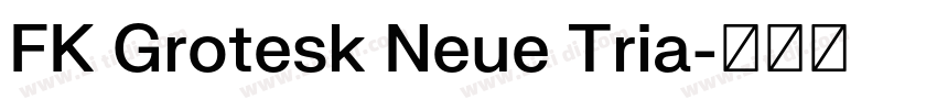 FK Grotesk Neue Tria字体转换 FK Grotesk Neue Tria字体转换